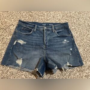 Old Navy SKY-HI A-LINE Distressed Denim Shorts